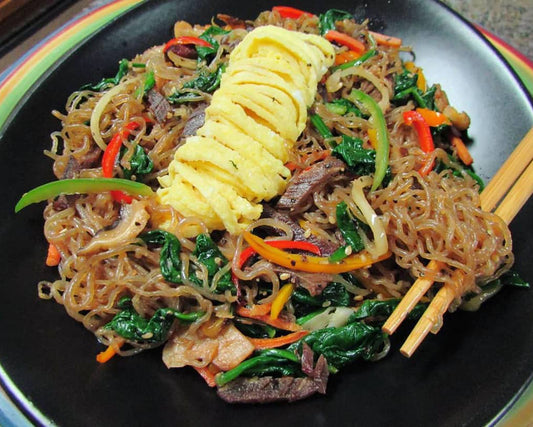 Smoked Beef Shorty Japchae
