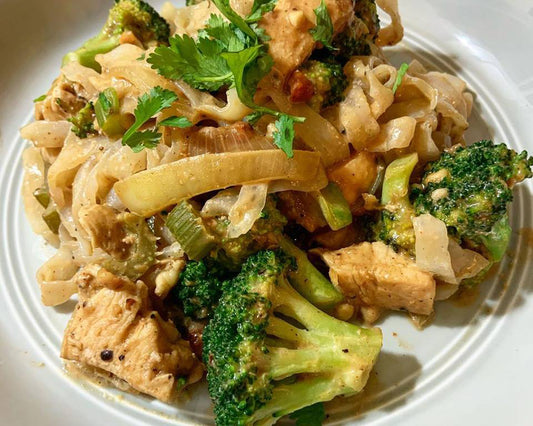 Asian Peanut Noodle Stir Fry