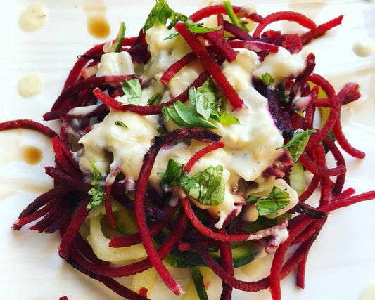 Beet and Burrata Pasta Salad