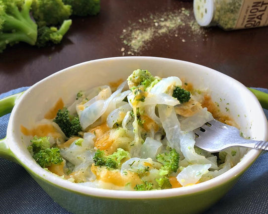Broccoli Mac and Cheese Fettuccini