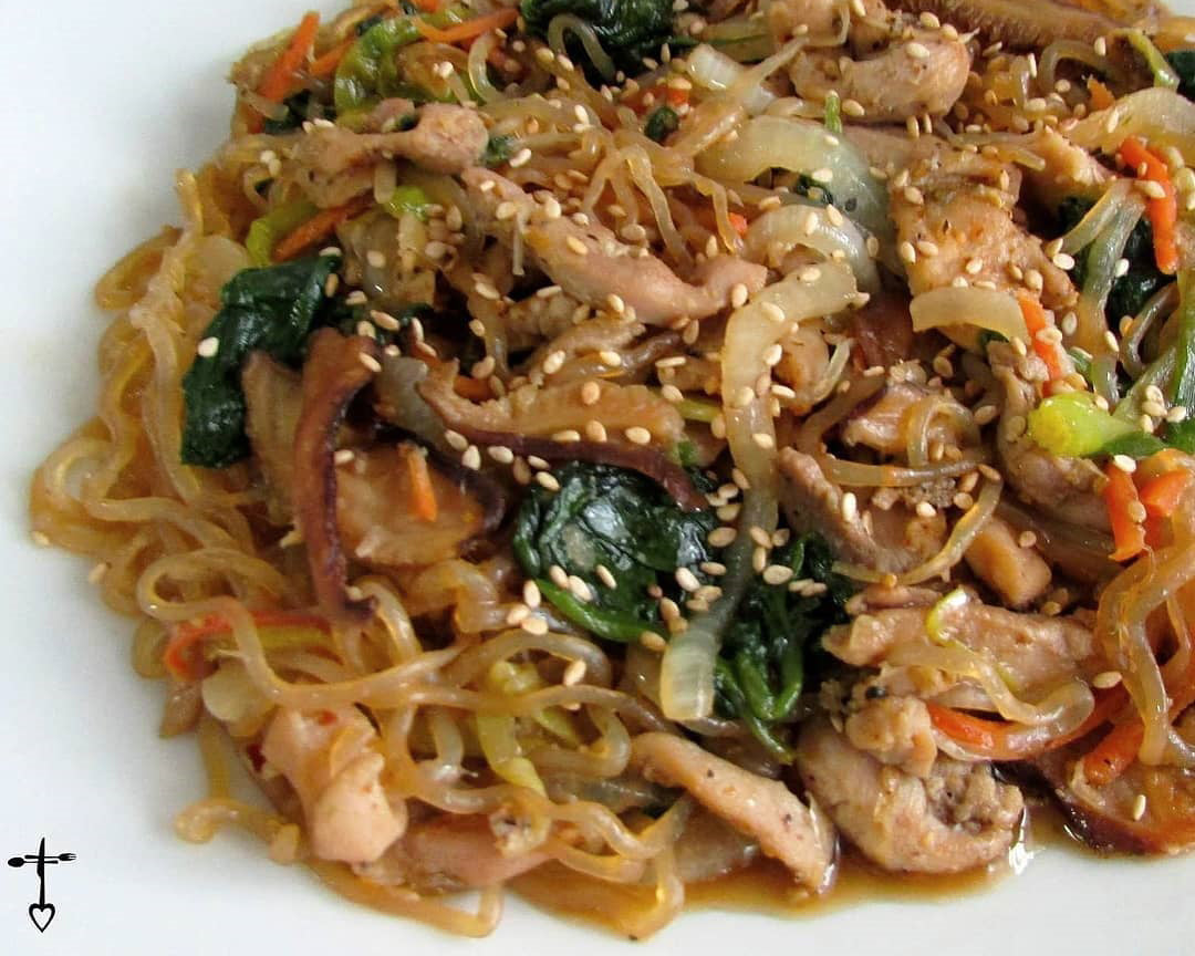 Chicken Japchae Chicken Japchae
