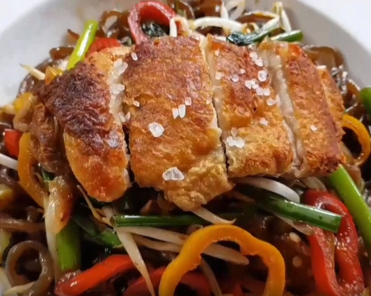 Spicy Crispy Chicken with Miracle Noodle