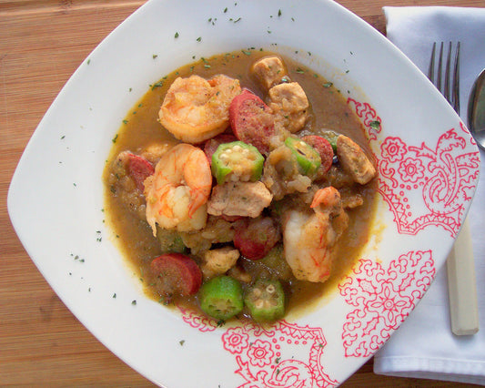 Miracle Ziti Shrimp Gumbo