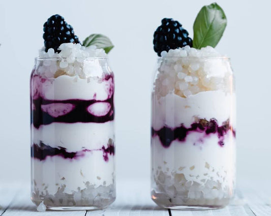 Miracle Noodle Rice Blackberry Parfait
