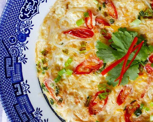 Angel Hair Miracle Noodle Thai Omelette
