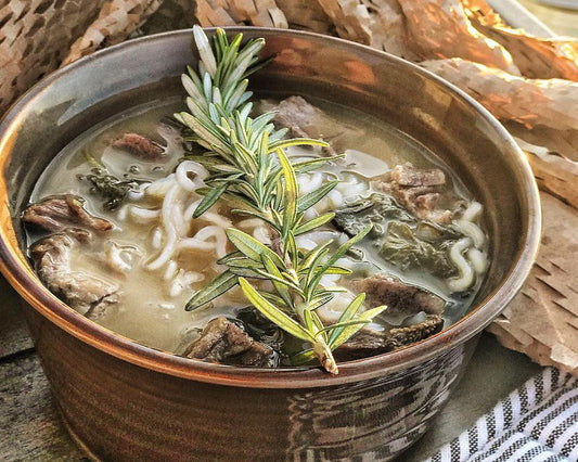 Oxtail Bone Broth Noodle Soup