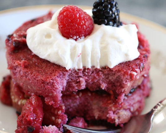 Keto Berry "Bread" Pudding