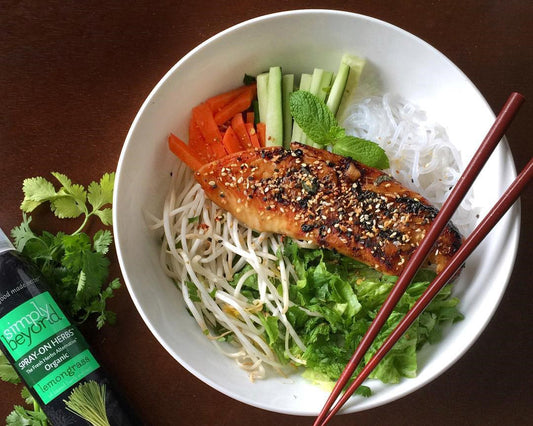 Sweet Tilapia Noodle Salad