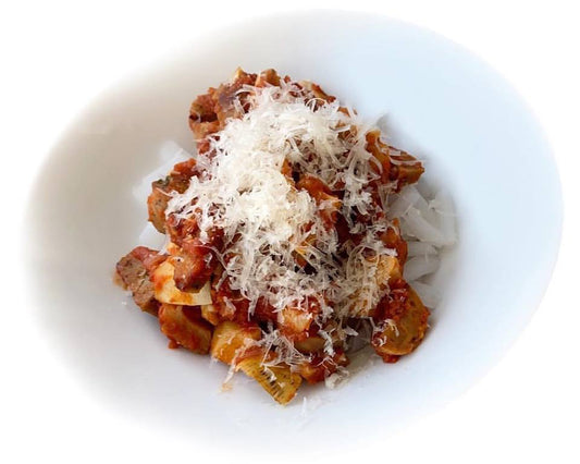 Vegan Sausage Marinara Miracle Ziti