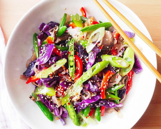 Veggie and Miracle Noodle Stir Fry