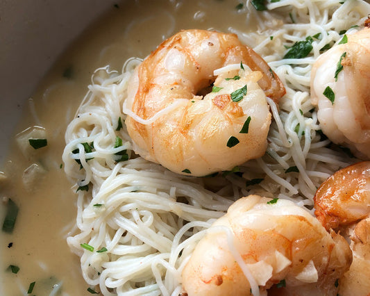 Lemon and Garlic Shrimp Scampi