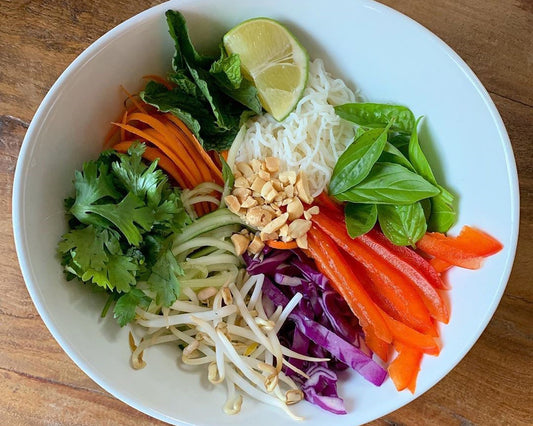 Vietnamese Spring Roll in a Bowl