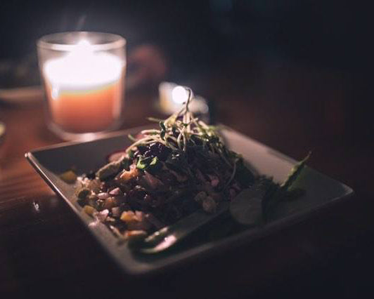 Spinach Angel Hair Vegan Dinner Delight for Two
