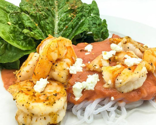 Shrimp with Pink Sauce