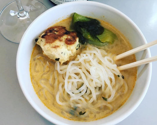 Coconut Milk and Curry Chicken Noodle Soup