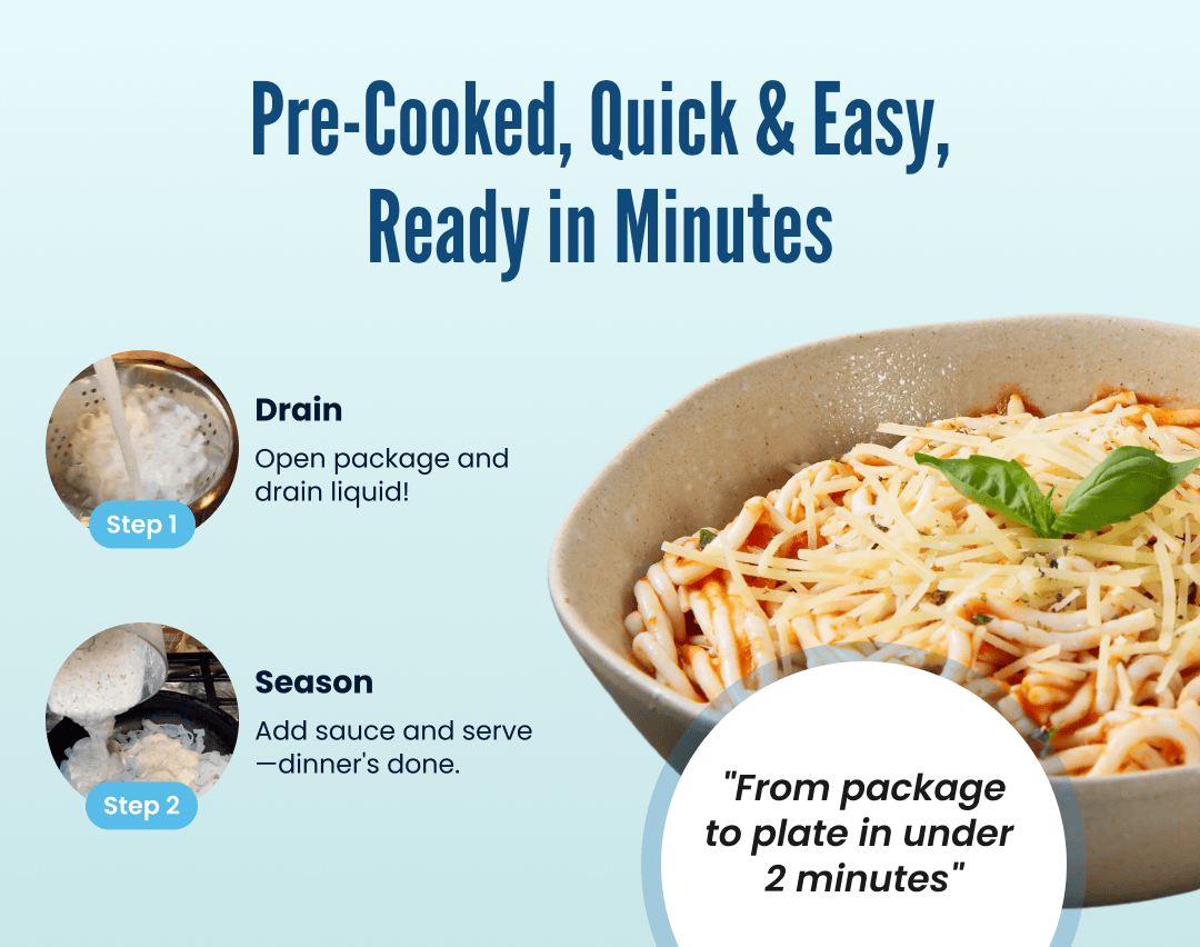 Miracle Noodle Egg White Spaghetti Noodles