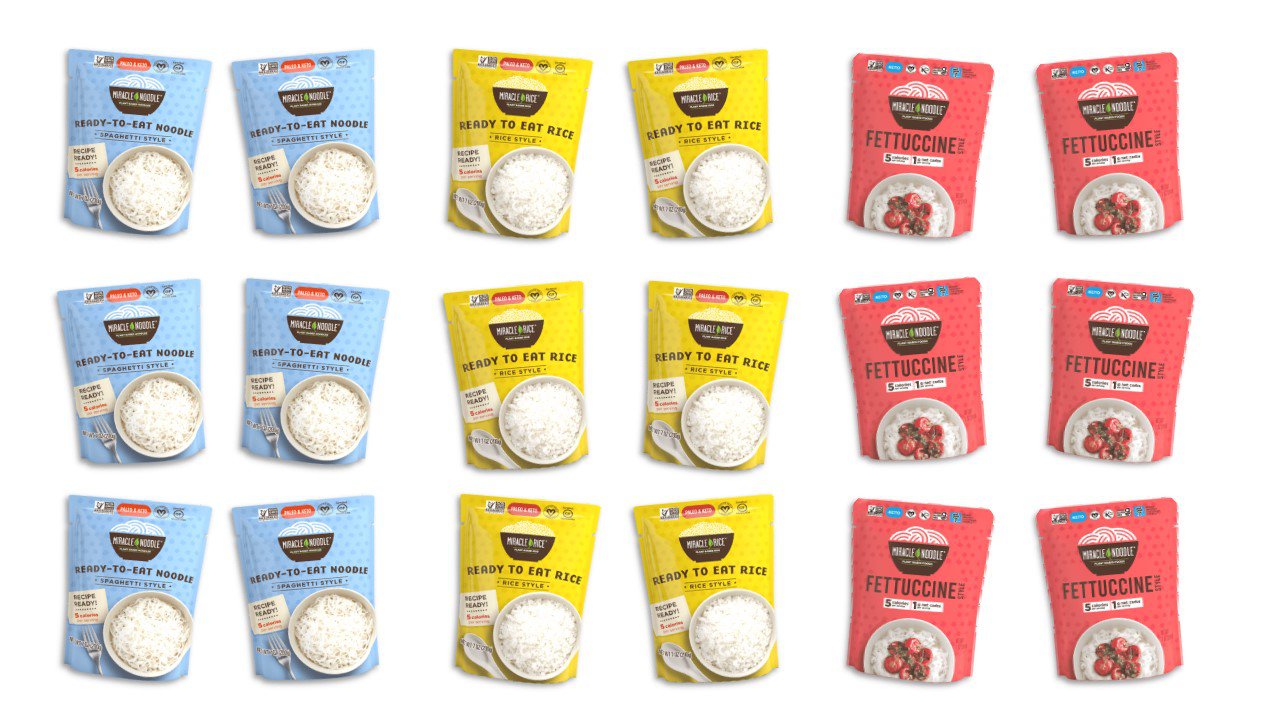 18-Pack Variety Sampler:  Ready Noodle Fettucine, Ready Noodle Rice & Ready Noodle Spaghetti