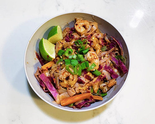 Purple Peanut Pad Thai