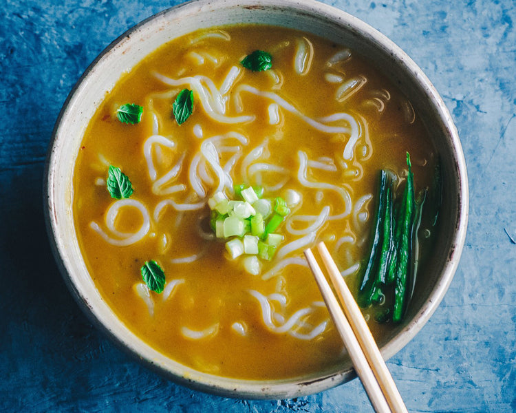 Butternut Squash Vegan Ramen Miracle Noodle