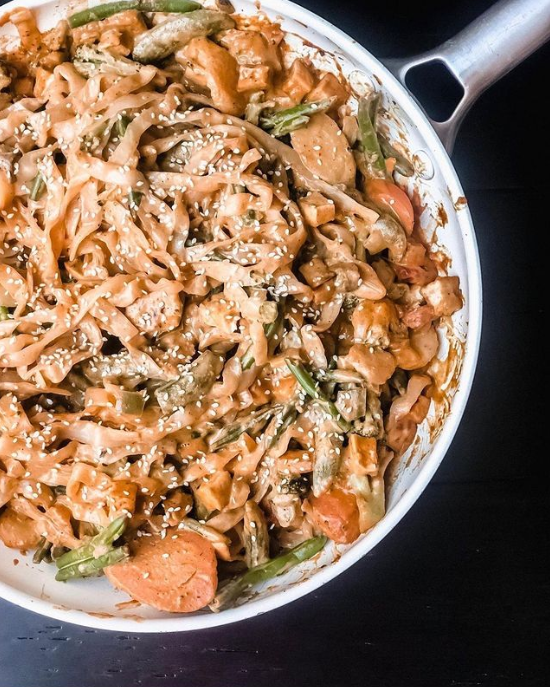 Vegan Spicy Sesame Noodles