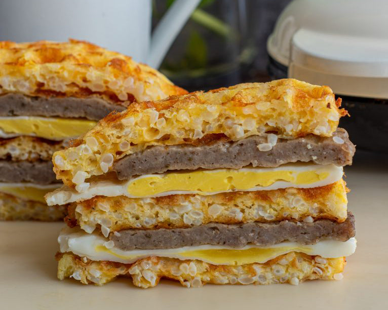 Miracle Rice Triple Decker McChaffle