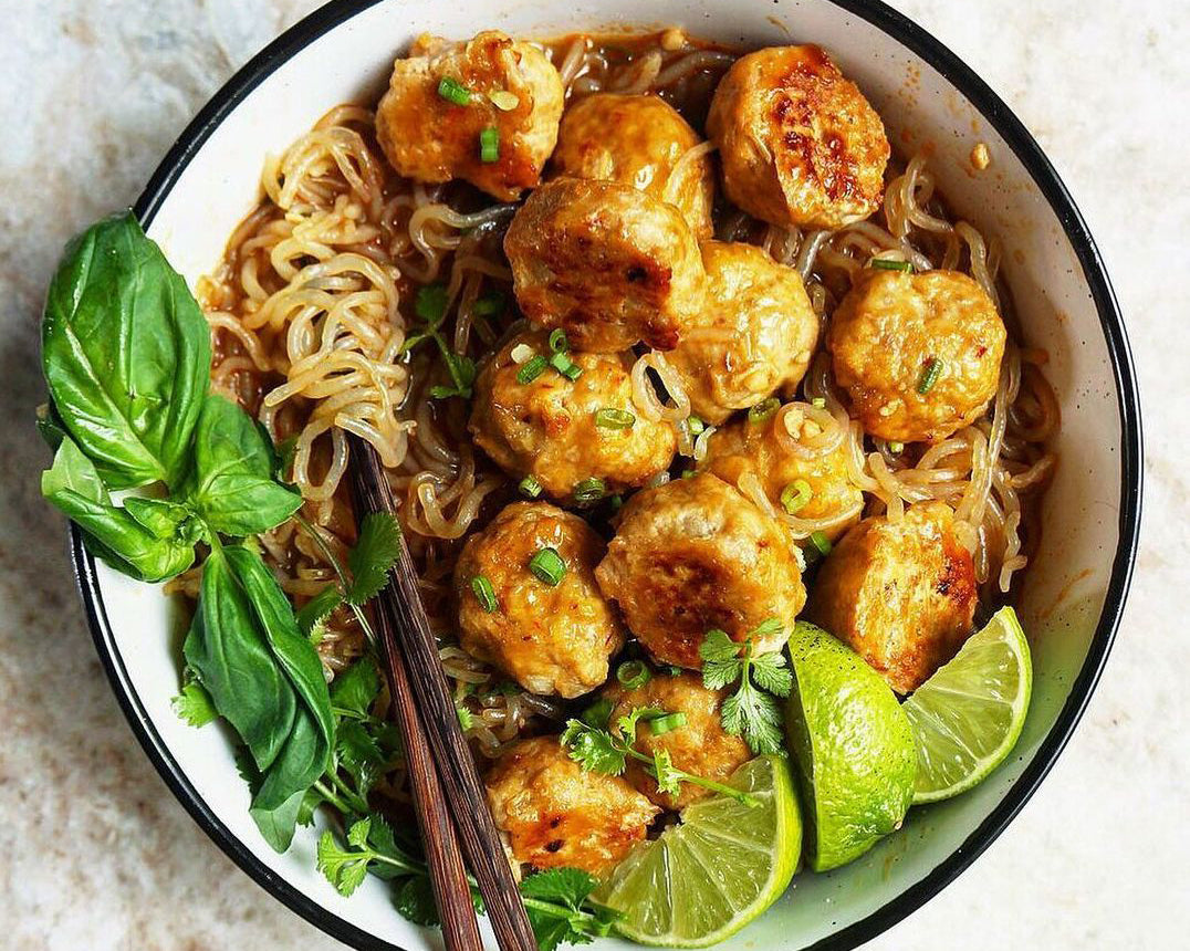 Keto Lemongrass Chicken Meatballs