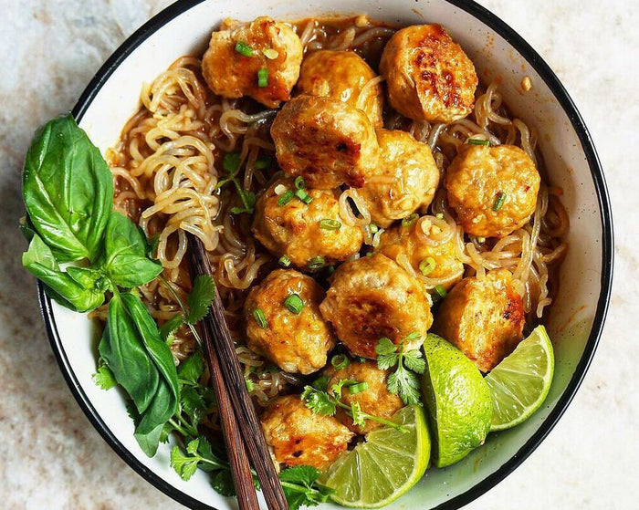 Keto Lemongrass Chicken Meatballs