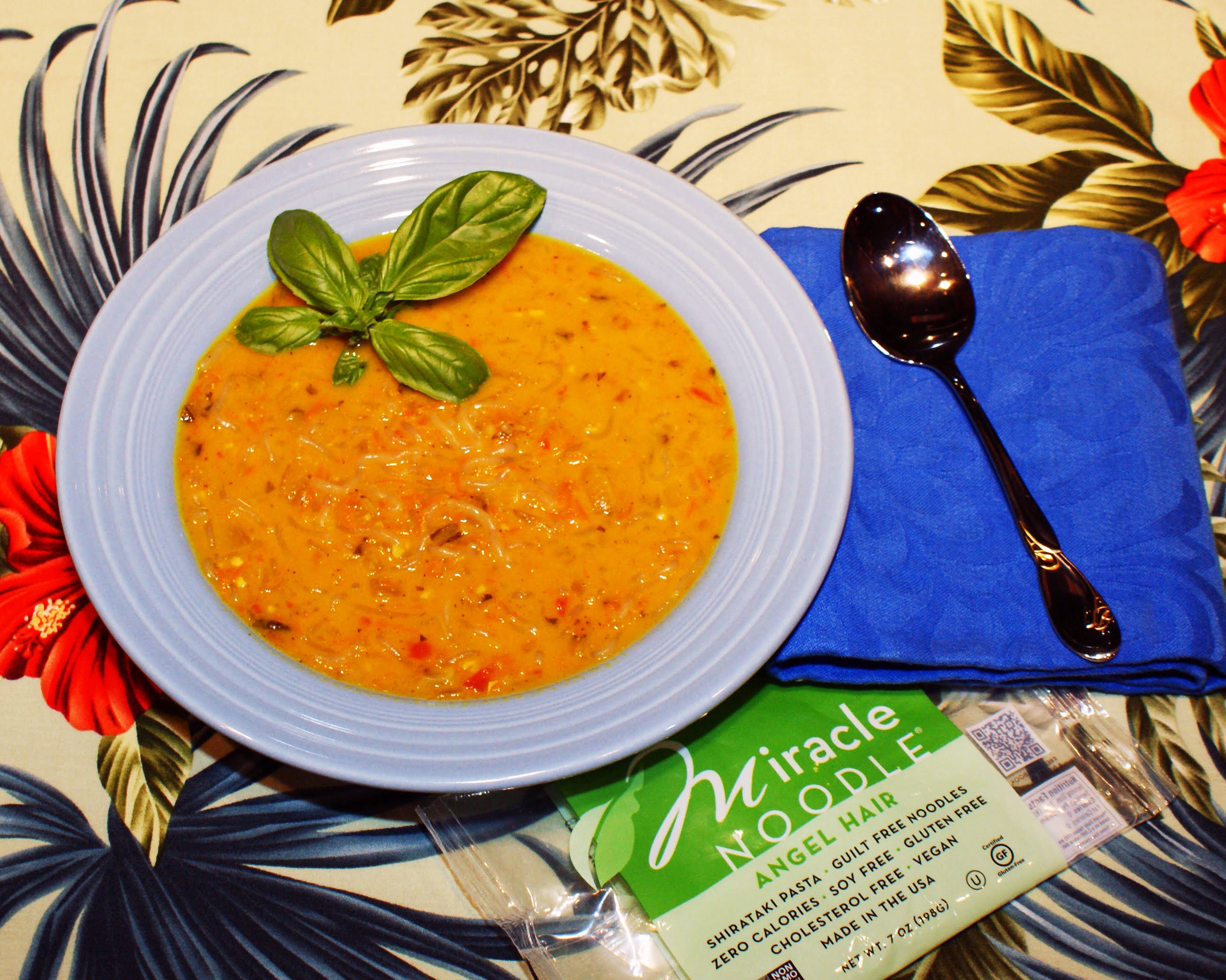 Coconut Curry Angel Hair Soup