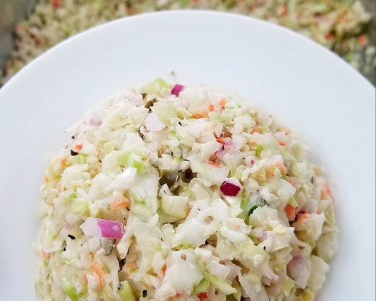 Homade Lower-Carb Coleslaw