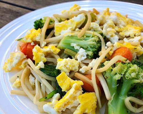 Egg Noodle Veggie Stir Fry