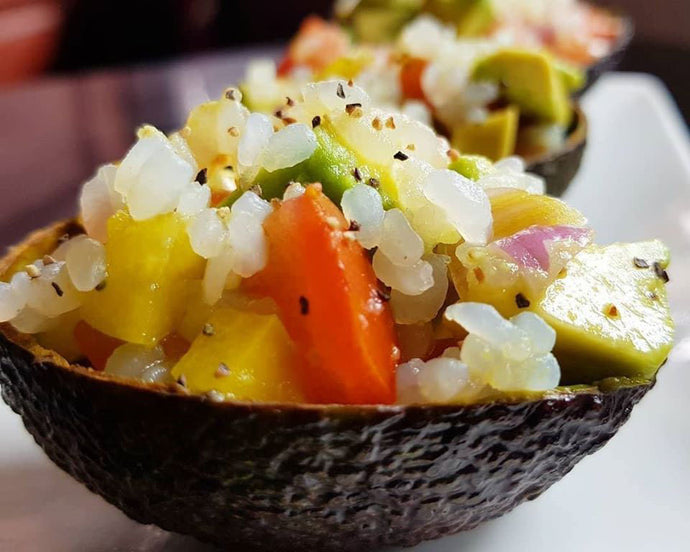 Avocado Salsa with Miracle Rice