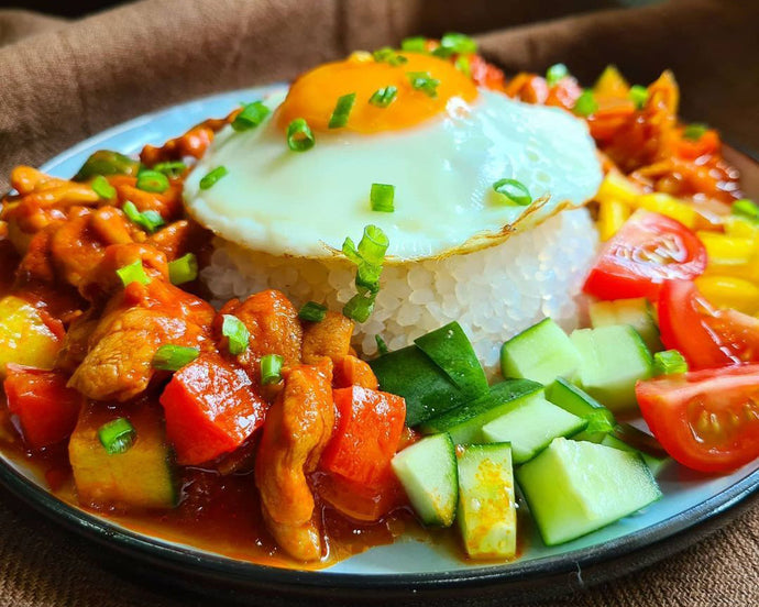 Sweet and Sour Chicken With Egg