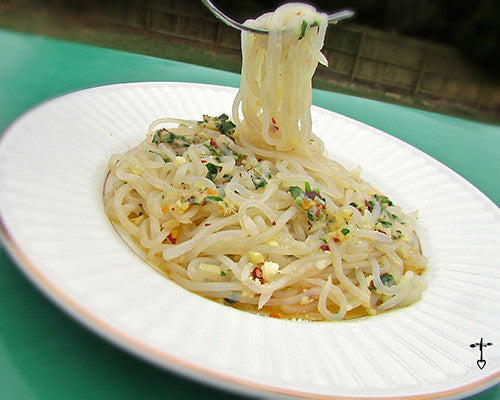 Simply Delicious Garlicky Parmesan & Romano Noodles