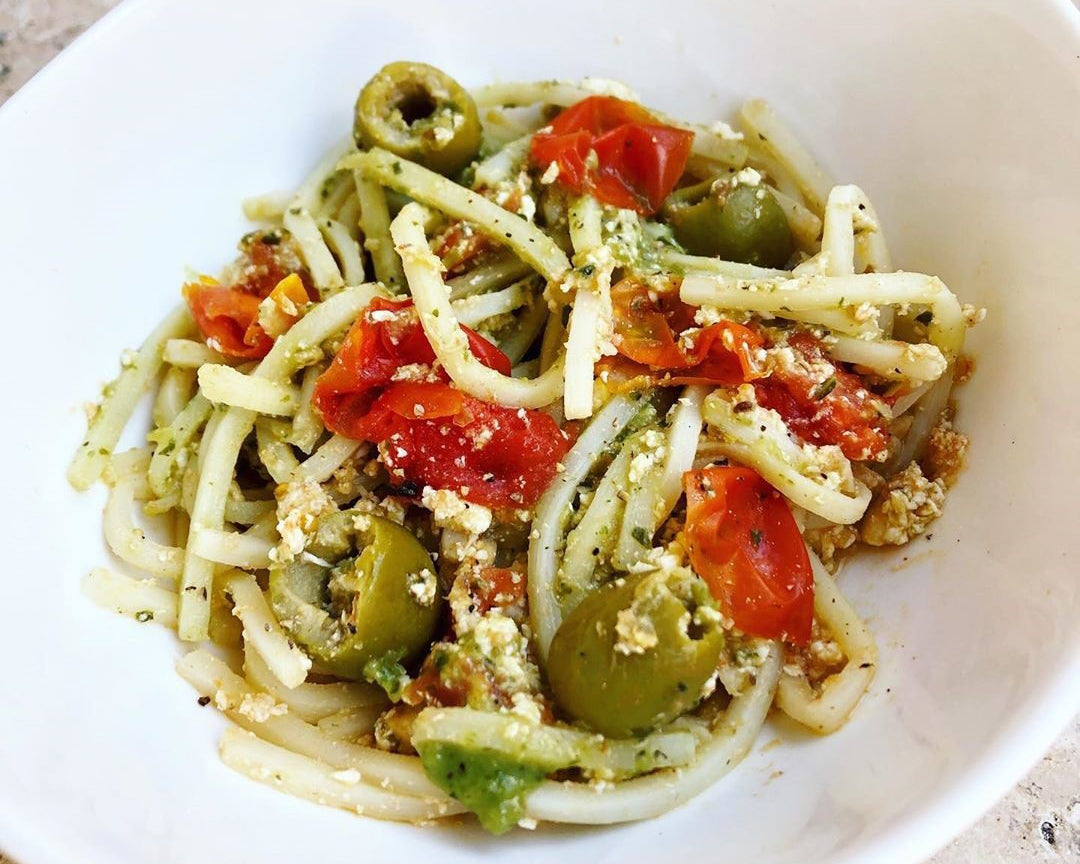 Green Goddess Goodness Pasta