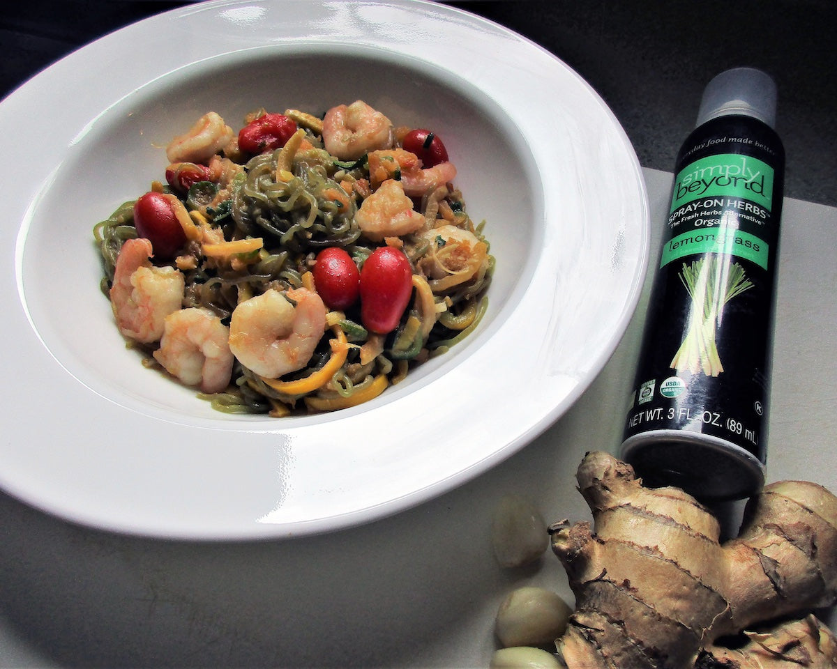 One Pan Asian Stir Fry with Miracle Noodle Spinach Pasta