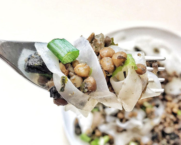 Lentil Mushroom Unpasta