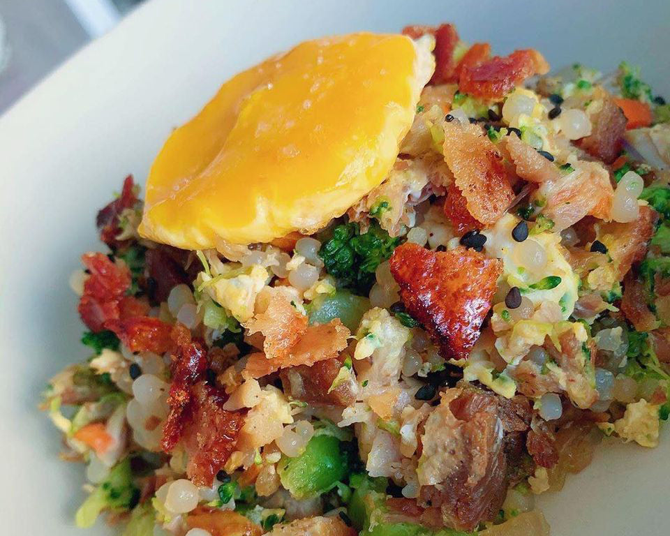 Savory Garlic and Egg Rice