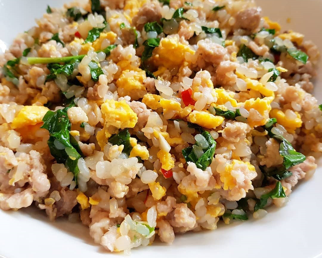 Minced Pork and Basil Stir-Fry