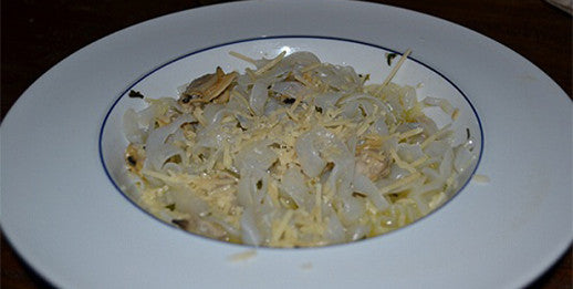 Miracle Noodle Fettucini with Clam Sauce