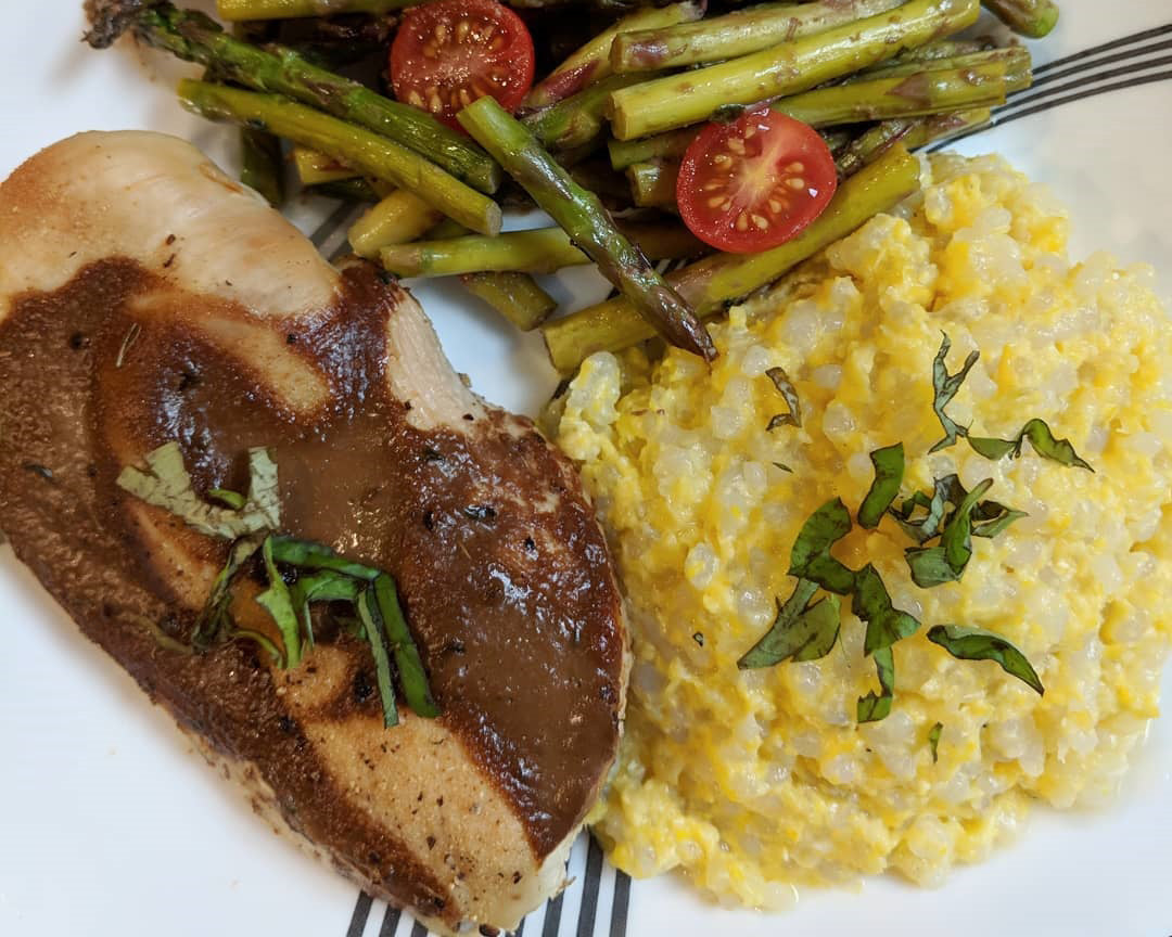 Fresh Corn Polenta with Miracle Rice