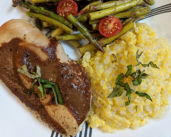Fresh Corn Polenta with Miracle Rice