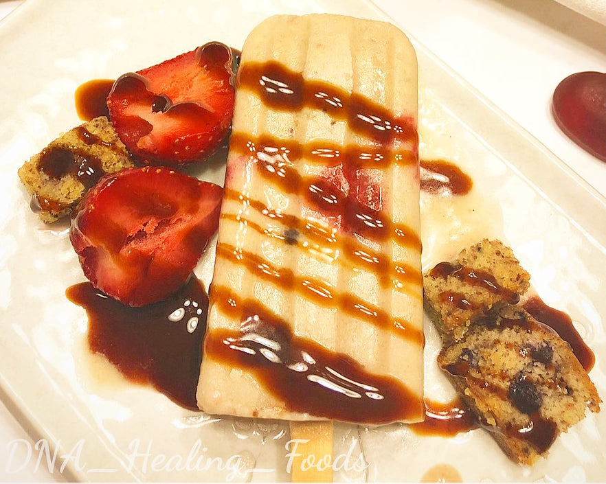 Strawberry Shortcake and Creamy Coconut Ice Cream