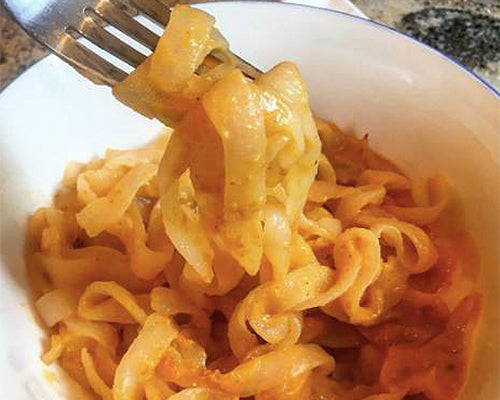 Pumpkin Fettuccini Alfredo