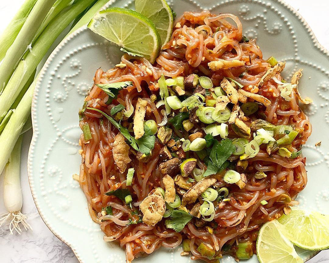 Spicy Vegan Pistachio Spaghetti Marinara