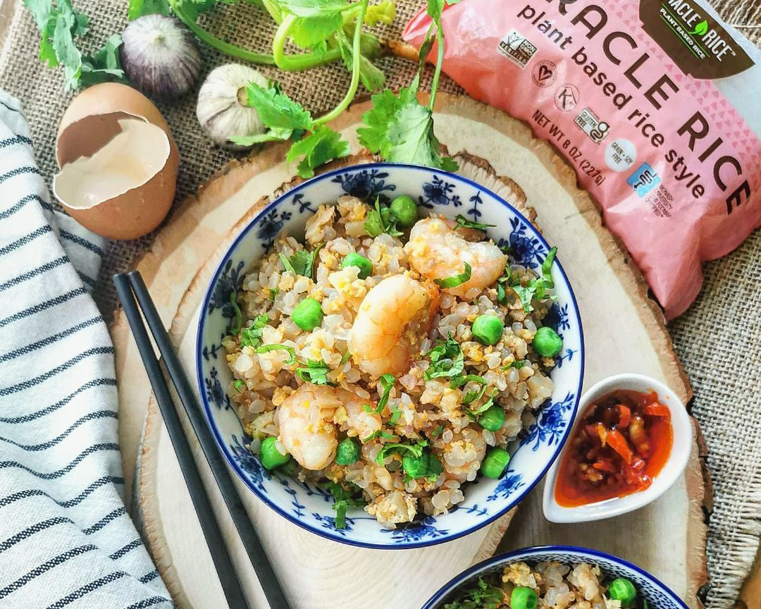 Tri-Color Cauliflower and Shirataki Chinese Fried Rice – Miracle Noodle