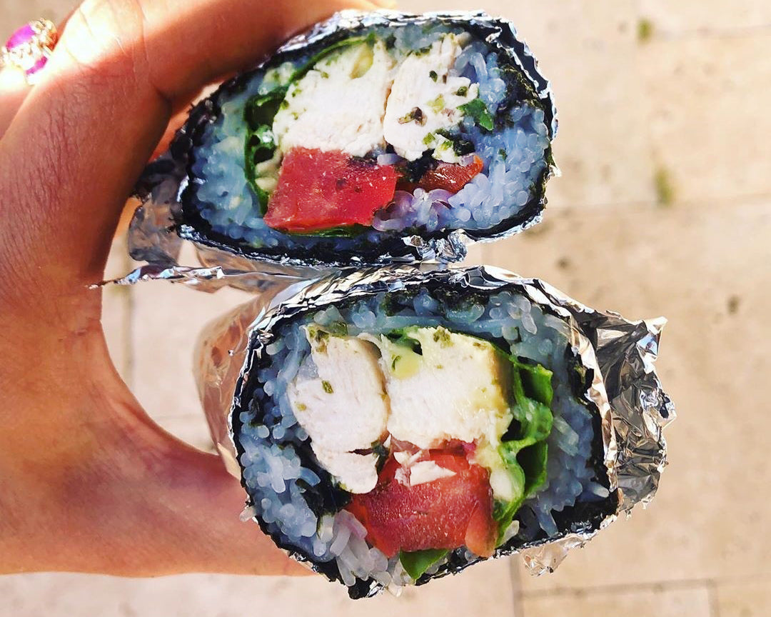 Low-Carb Chicken Nori Wraps
