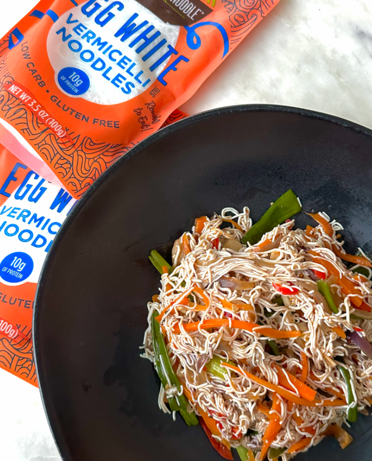 Miracle Noodle Egg White Vermicelli Stir Fry