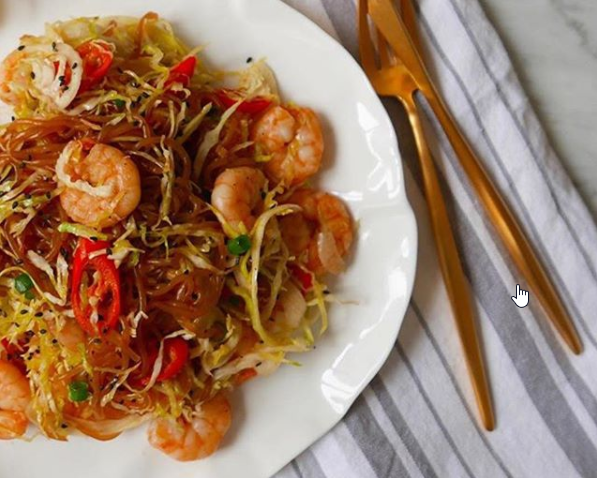 Shrimp and Cabbage Salad