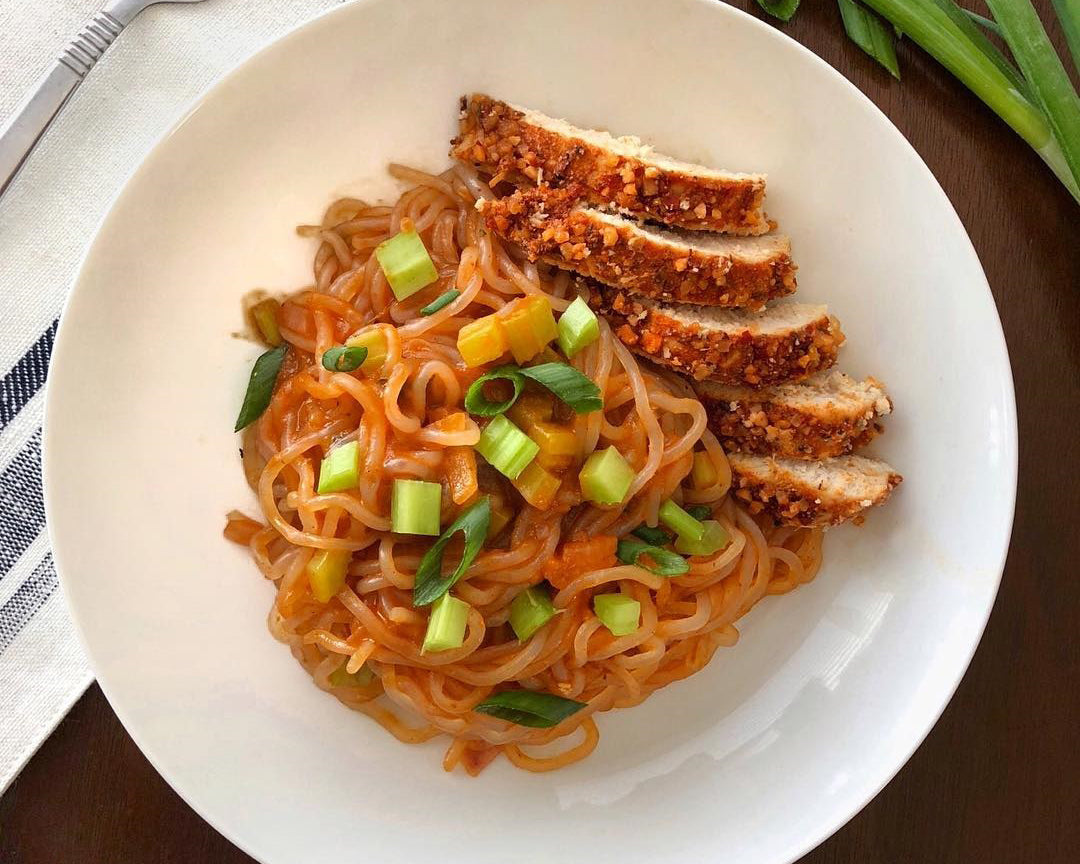 Buffalo Chicken Spaghetti