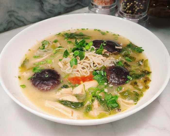 Chicken and Shiitake Mushroom Soup